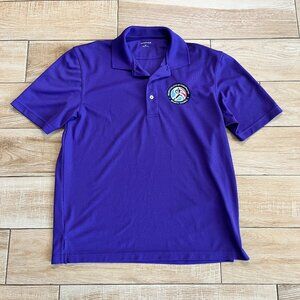 Mens Sport-Tek Purple Palmer College Sports Council Polo - M